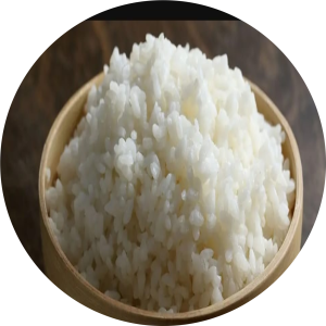 White rice and stew