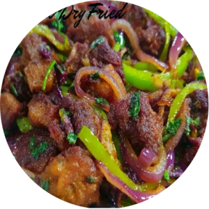 Fried Goat Meat
